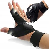 LATARKA RĘKAWICZKA LED ŚWIECĄCE DIODY RĘKAWICZKI TURYSTYCZNA