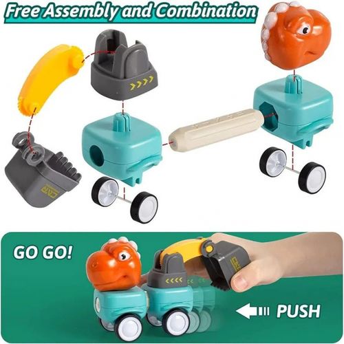 WOOPIE Klocki Magnetyczne Dinozaury Konstrukcyjne 84 el. na Arena.pl