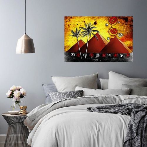Obraz na płótnie - Canvas, Piramidy afryka 40x30 na Arena.pl