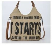 Torebka Torba TSTARS XL shopper vintage beżowy