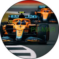 Opłatek na tort Formuła F1 McLaren Mercedes Wyścig Lamborghini Tekst Gratis