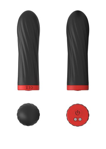 stymulator rechargeable silicone touch vibrator usb 10 functions   black na Arena.pl
