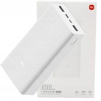 Powerbank Xiaomi Mi 3 - 30 000 mAh biały z kablem