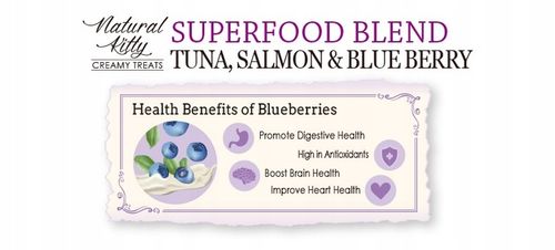 Natural Kitty Premium Tuńczyk, łosoś & borówka x 3 na Arena.pl