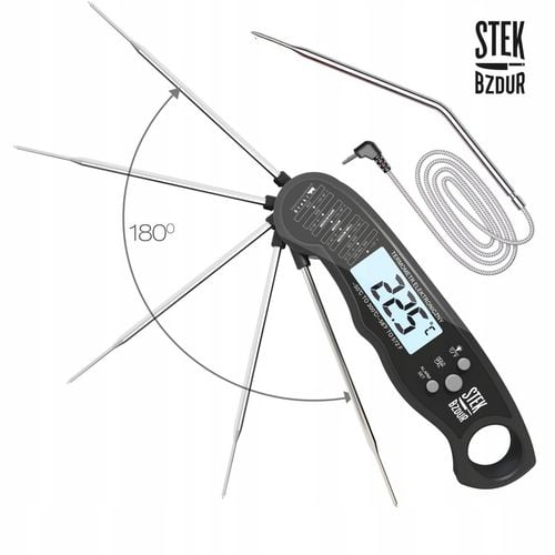 Termometr Kuchenny Cyfrowy do Mięsa Steków Żywności STEK BZDUR LCD na Arena.pl