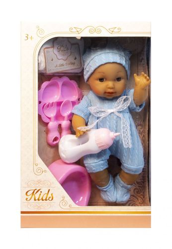 Lalka bobas z zestawem akcesoriów - pije i siusia na Arena.pl