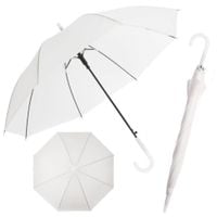 Biały elegancki parasol ślubna parasolka automatyczny duży xxl składany