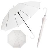 Biały elegancki parasol ślubna parasolka automatyczny duży xxl składany