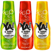 Ya! mix syropów do soda stream bez cukru 3 x 500ml
