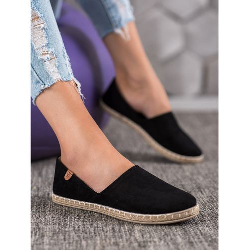 Wsuwane Czarne Espadryle r.38 na Arena.pl