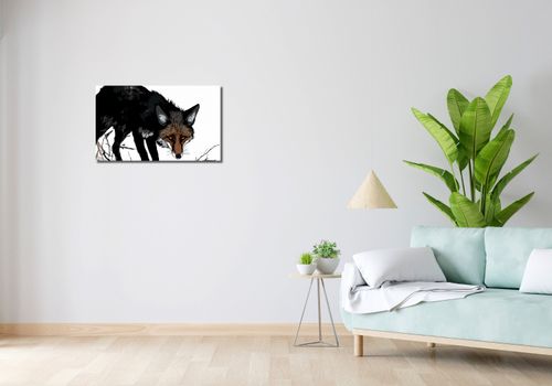 Obraz 70x40cm Nieufny Lis na Arena.pl