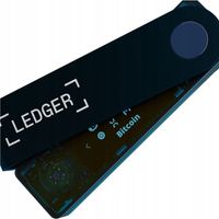 Ledger NanoX bezpieczny portfel kryptowalut BTC ETH Sapphire Blue Bluetooth
