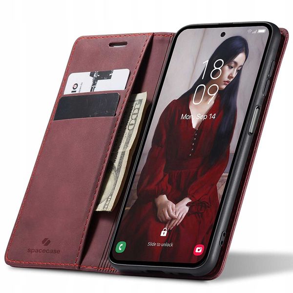 Spacecase Wallet Galaxy A32 5G Red zdjęcie 1