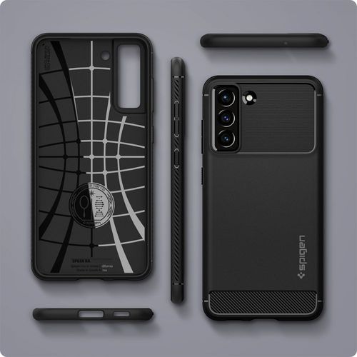 spigen rugged armor galaxy s21 fe matte black na Arena.pl