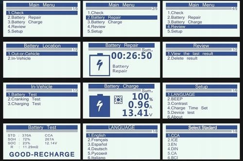 TESTER DO AKUMULATORÓW PROSTOWNIK B310 12V 24V 10A na Arena.pl