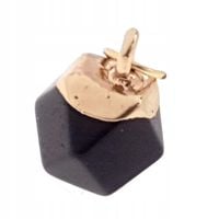 2594 Złota zawieszka kamień do łańcuszka bransoletki