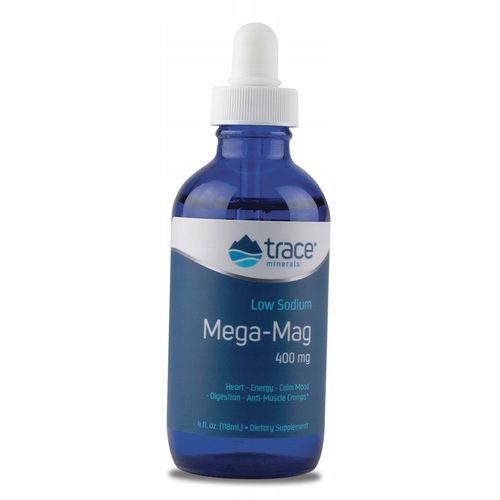 Trace Minerals Research Mega-Mag 400 mg - 118 ml na Arena.pl
