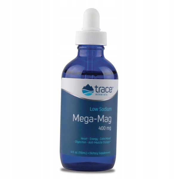 Trace Minerals Research Mega-Mag 400 mg - 118 ml zdjęcie 4