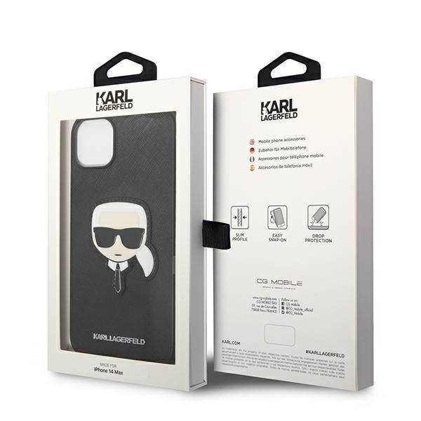 Etui Karl Lagerfeld do iPhone 15 Plus, iPhone 14 Plus, Czarny zdjęcie 8