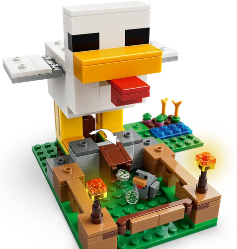 21585 - lego minecraft - farma kurczaków na Arena.pl