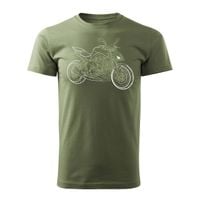 Koszulka motocyklowa na motor Kawasaki 1000R męska khaki REGULAR M