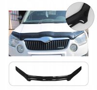 SKODA YETI - OCHRONA MASKI NAKŁADKA Spoiler na Maskę Osłona ABS Czarna
