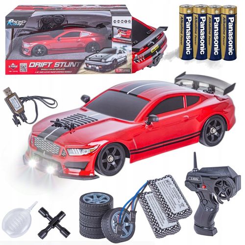 Auto Drift DUZY Samochód ZDALNIE STEROWANY na PILOTA 2.4Gz RC LED DYM 4x4 na Arena.pl
