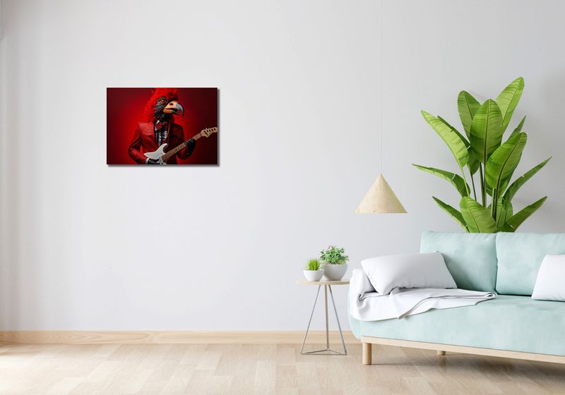 Obraz 60x40cm Zwierzęcy Rock'n'Roll zdjęcie 2