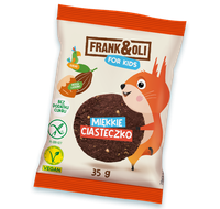 Frank&Oli For Kids Ciasteczko z Pastą z Orzechów Laskowych+ Kakao 35g