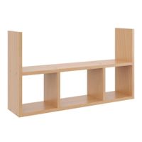 Półka ścienna, regał wiszący, 79x18x45 cm, buk, mat | TYLETEGOTU