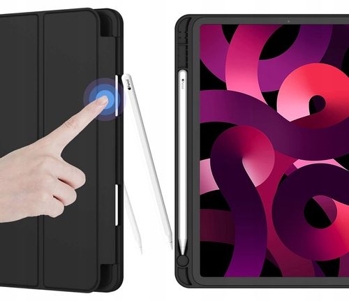 ETUI POKROWIEC CZARNY DO APPLE IPAD AIR 5 10.9'' 2022 A2589 A2591 A2588 na Arena.pl