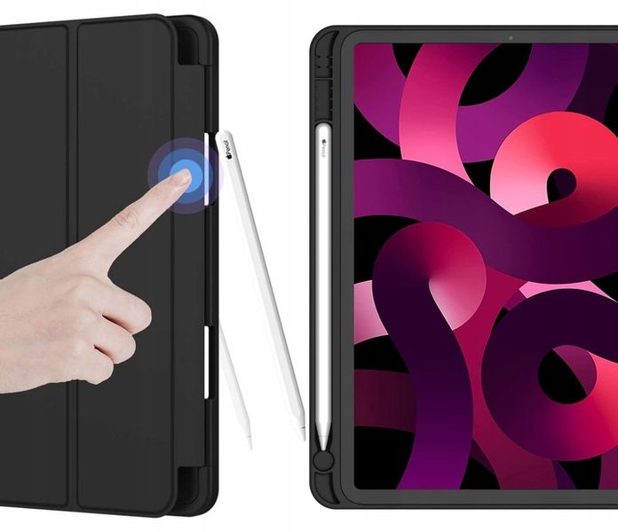 ETUI POKROWIEC CZARNY DO APPLE IPAD AIR 5 10.9'' 2022 A2589 A2591 A2588 zdjęcie 13