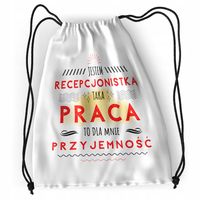 Plecak Dla Recepcionistki Sportowy Szkolny Worek Z Nadrukiem Ze Zdjęciem