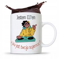 Dla Dja Muzyka Kubek A Jaka Jest Twoja Super Moc? Z Nadrukiem Ze Zdjęciem