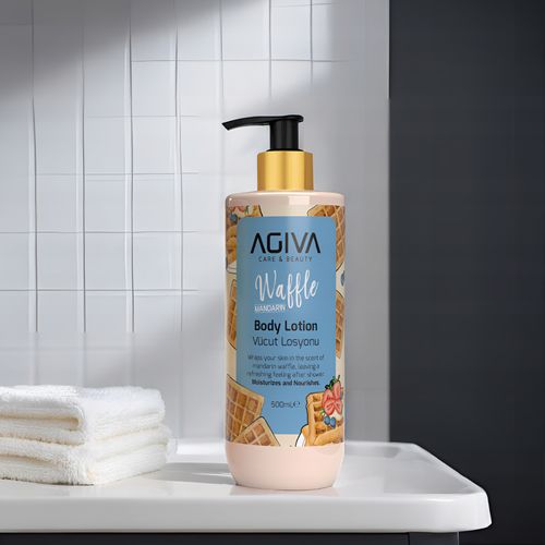 Agiva - balsam do ciała Waffle Mandarin Gofry z mandarynką 500ml na Arena.pl