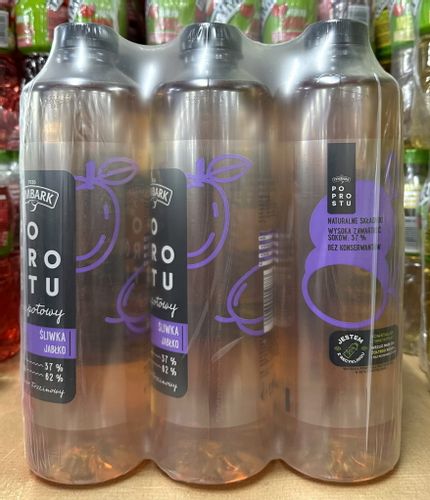 Tymbark Po Prostu napój Kompotowy śliwka-jabłko 1,25l - karton na Arena.pl