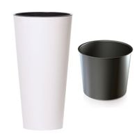 Doniczka wysoka Tubus slim DTUS400 | Biały