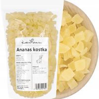 ANANAS SUSZONY KANDYZOWANY 500g KOSTKA PRZEKĄSKA W KOSTCE | KUCHNIA ZDROWIA