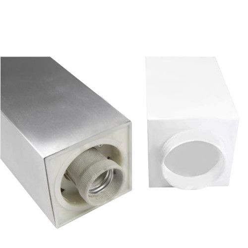 LAMPA OGRODOWA ZE STALI NIERDZEWNEJ E27 LED STOJĄCA SREBRNA ZEWNĘTRZNA zdjęcie 5