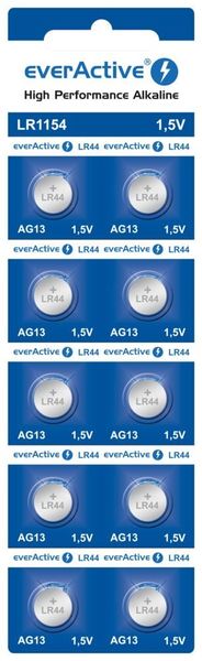 Bateria everActive Alkaline G13 LR1154 blister 10s zdjęcie 1