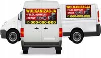 Reklama Naklejka na samochód FELGI ALUFELGI
