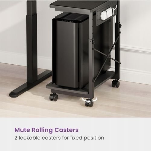 Mobilna Podstawka Stolik Półka pod Komputer PC Drukarkę Spacetronik SPC112 na Arena.pl