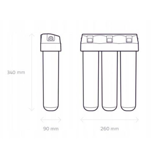 Filtr podzlewowy do kuchni, filtr wody pod zlew Aquaphor Kryształ A na Arena.pl