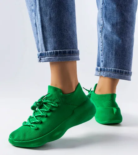 Zielone materiałowe sneakersy Côté 37 na Arena.pl
