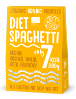 Makaron (konjac) Spaghetti Bezglutenowy BIO 385 g (300 g) - DIET-FOOD