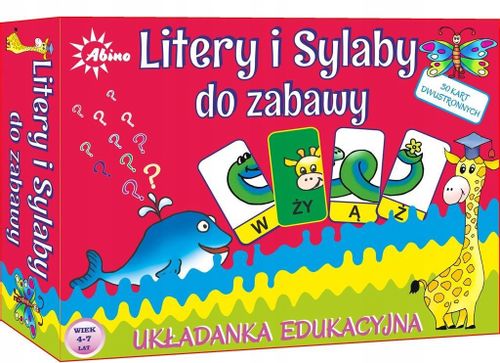 Ukladanka LITERY I SYLABY 72649 na Arena.pl