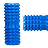 ROLLER DO MASAŻU ĆWICZEŃ CROSSFIT WAŁEK MASAŻER - NIEBIESKI