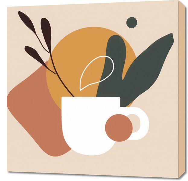 Obraz 70x70cm Ranna Kawka zdjęcie 1