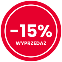 Naklejki RABAT PROMOCJA -15% BLACKFRIDAY 5X5cm okrągłe 40 SZT na arkuszu