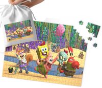 PUZZLE - SPONGEBOB WZORY Z BAJEK I GIER PREZENT DLA DZIECI 24el + WORECZEK